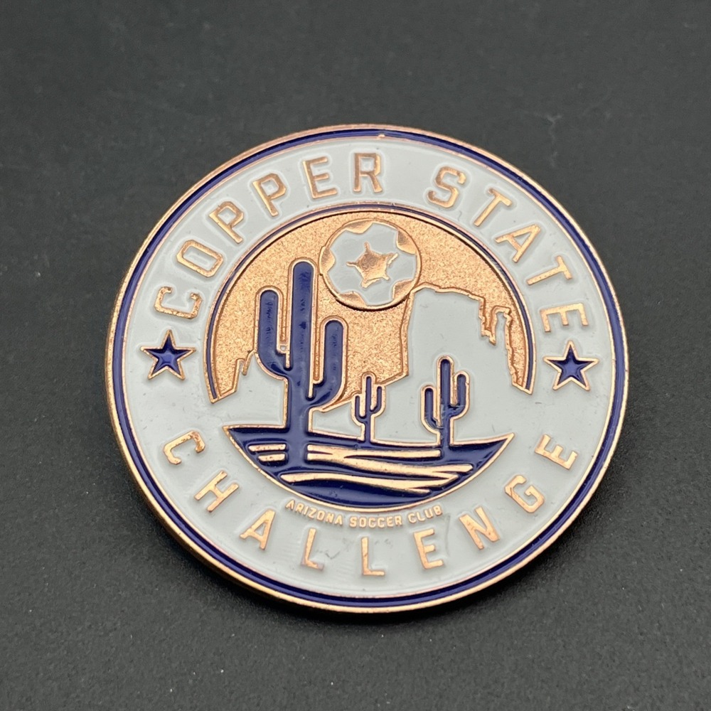 Copper State Challenge Arizona Soccer Club Lapel Hat‎ Pin